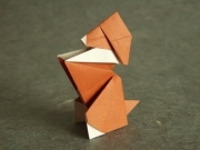 Az origami kutyus